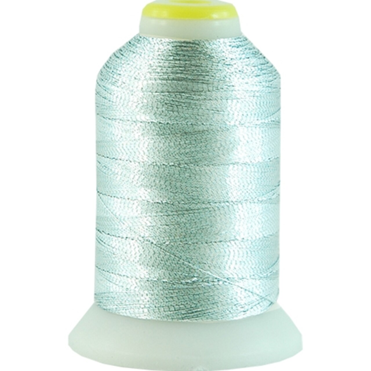 Threadart Metallic Embroidery Thread | 500 Meter Cones (550 Yards) | 20 Brilliant Shiny Colors | For Machine Embroidery